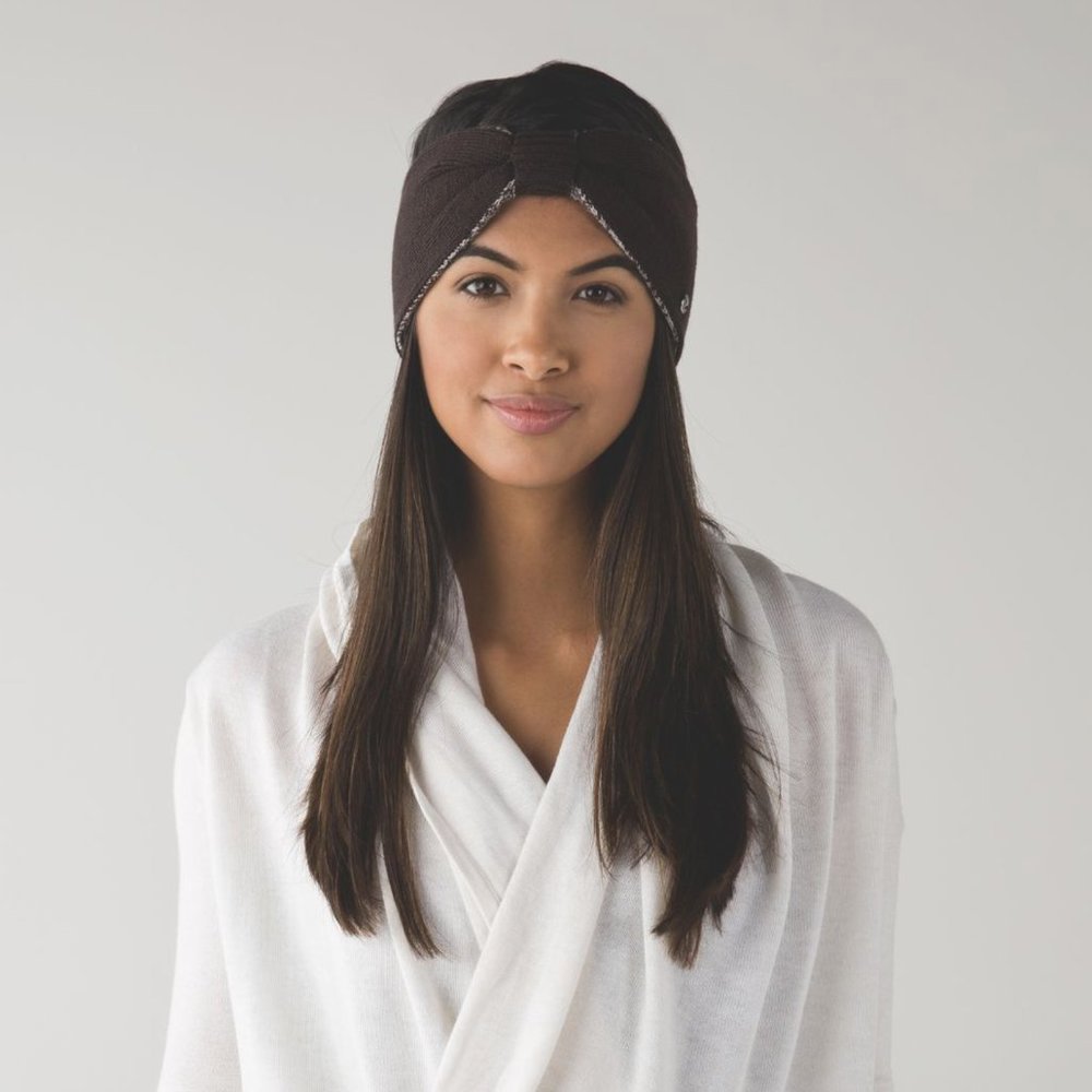 NWT Lululemon Divinity Reversible Brown Wool Earwarmer